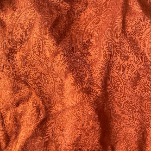 Vintage rusty orange oversized blouse - Picture 4 of 6